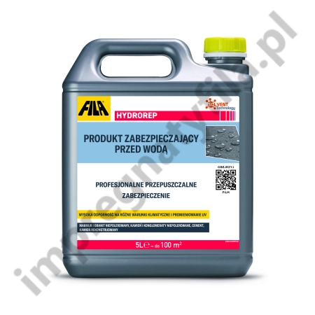 FILA HYDROREP (5 L) - impregnat hydrofobizujący do podłoży chłonnych, kamienia, klinkieru
