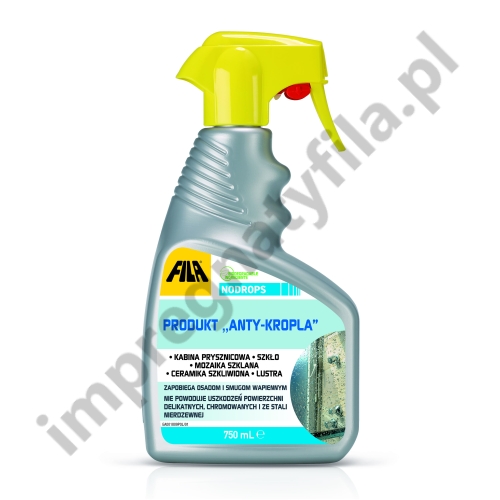 Przejdź do produktu FILA NO DROPS (750 mL) - do impregnacji i czyszczenia szyb prysznicowych