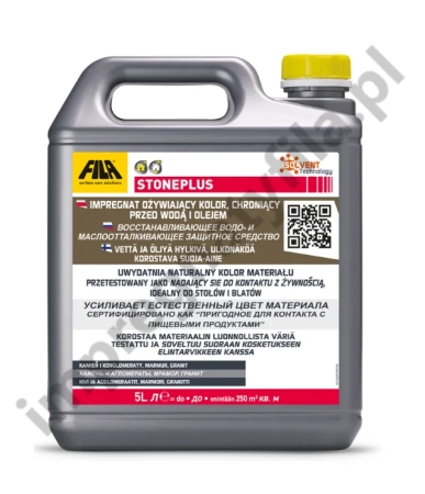FILA STONE PLUS (5 L) - impregnat z efektem ożywienia koloru, ochrona przed plamami