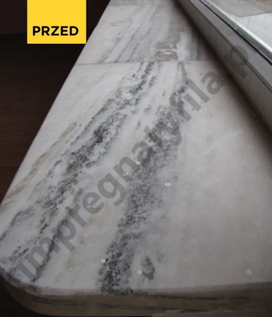 Efekt po użyciu FILA STONE PLUS (1 L) - impregnat z efektem ożywienia koloru, ochrona przed plamami